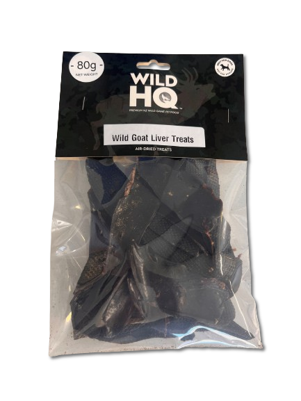 Dog Treat - Air Dried Wild Goat Liver - 80g